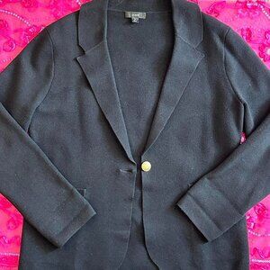 black j. crew camille shrunken sweater blazer